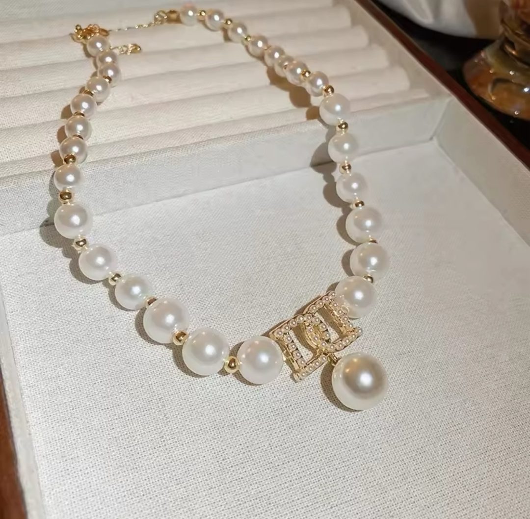 Single pearl DD necklace - Image 2