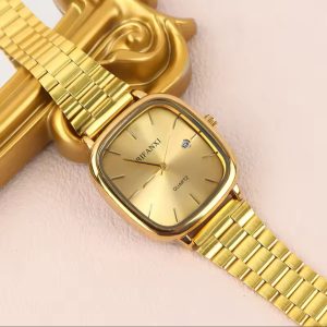 Casio gold gold face watch