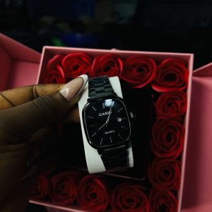 Casio black black face watch (sample picture)