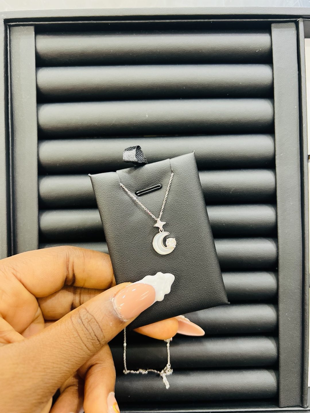 Moonlight Moissanite necklace
