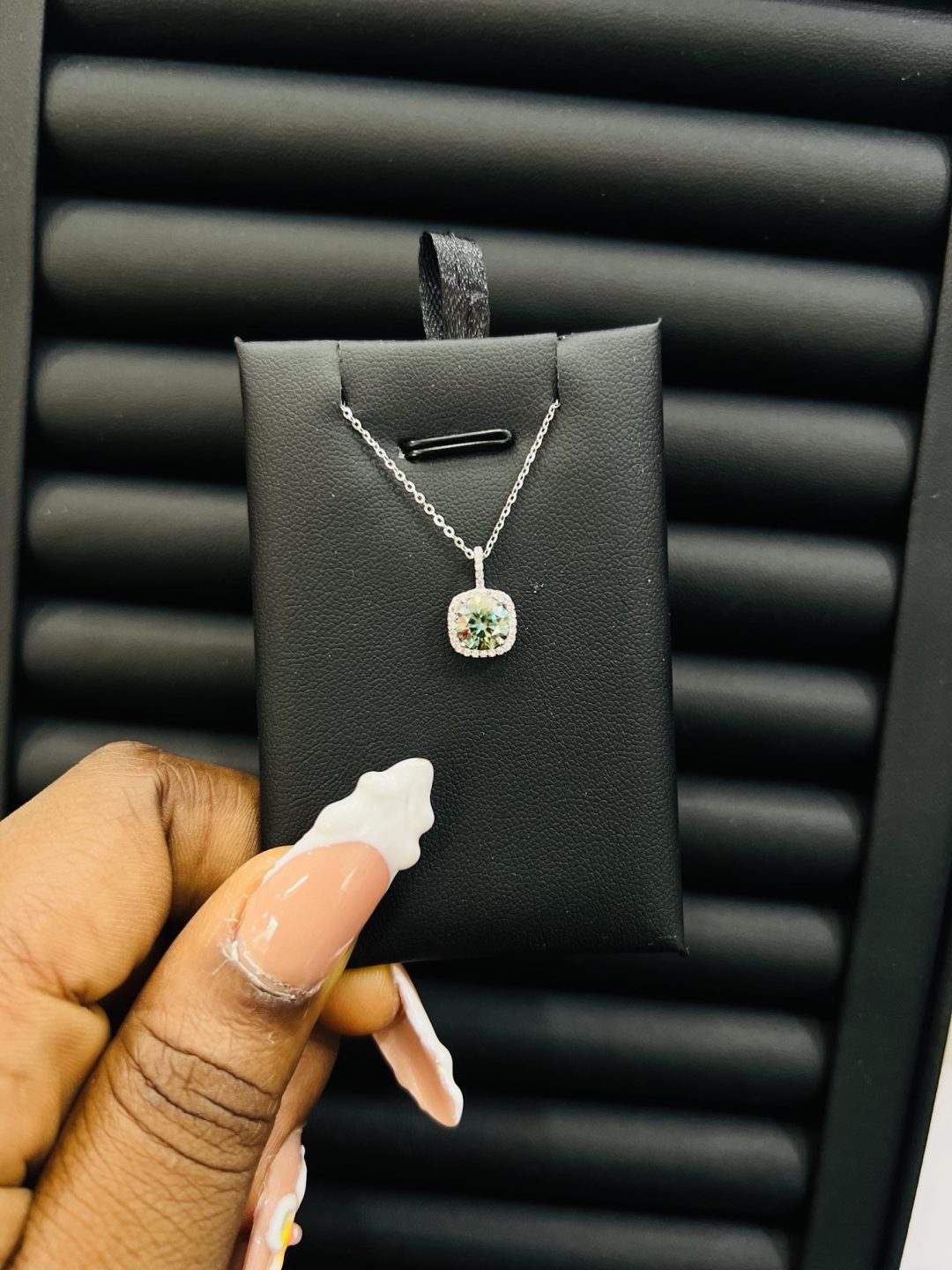 Saul’s Moissanite Necklace - Image 2