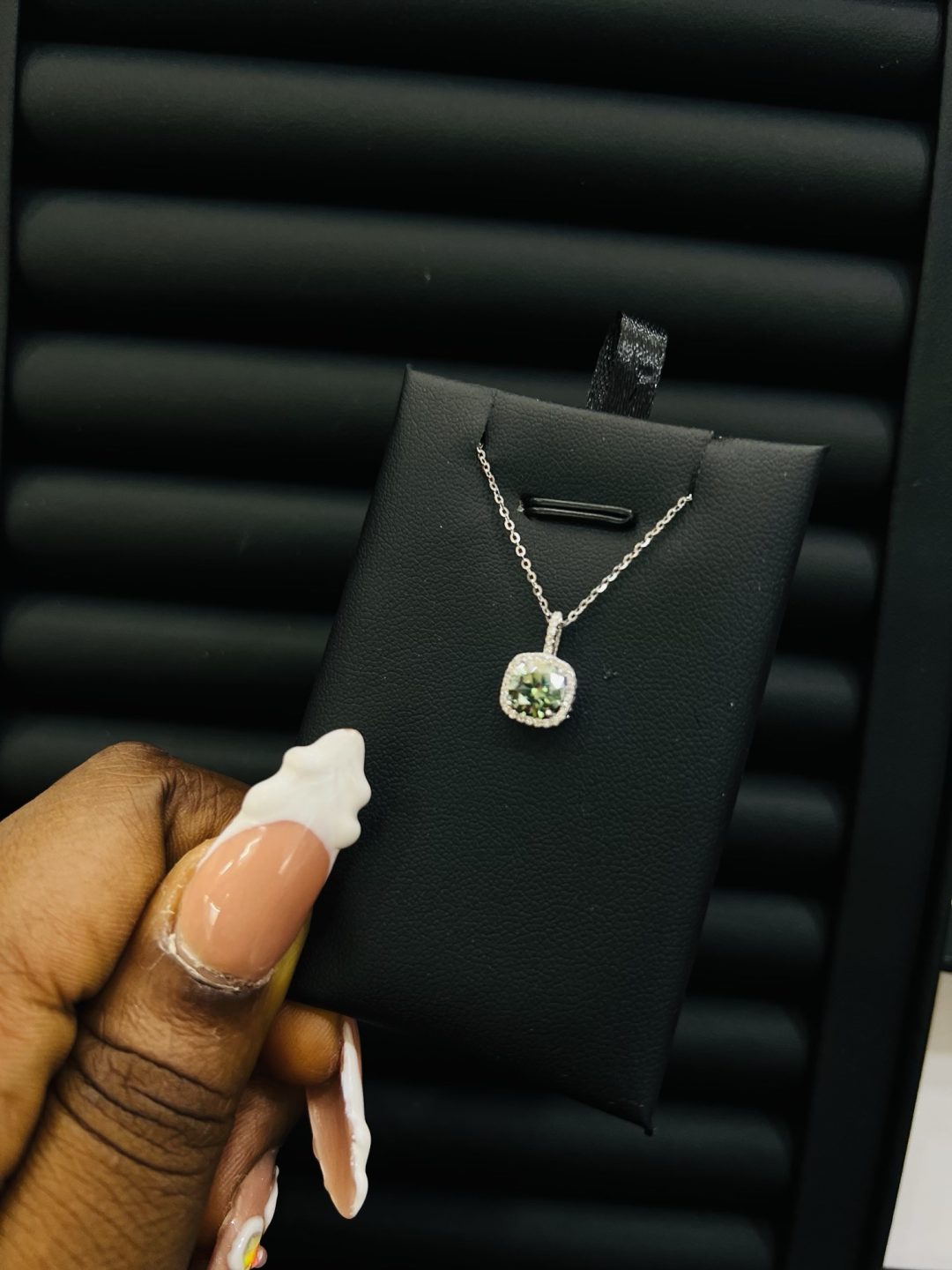 Saul’s Moissanite Necklace - Image 3