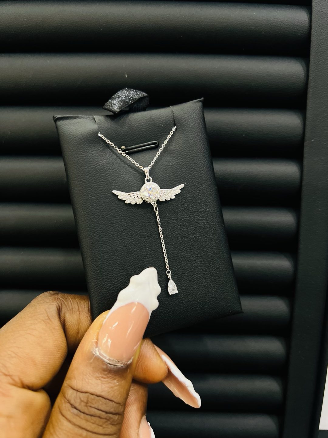 Angel Moissanite Necklace - Image 2