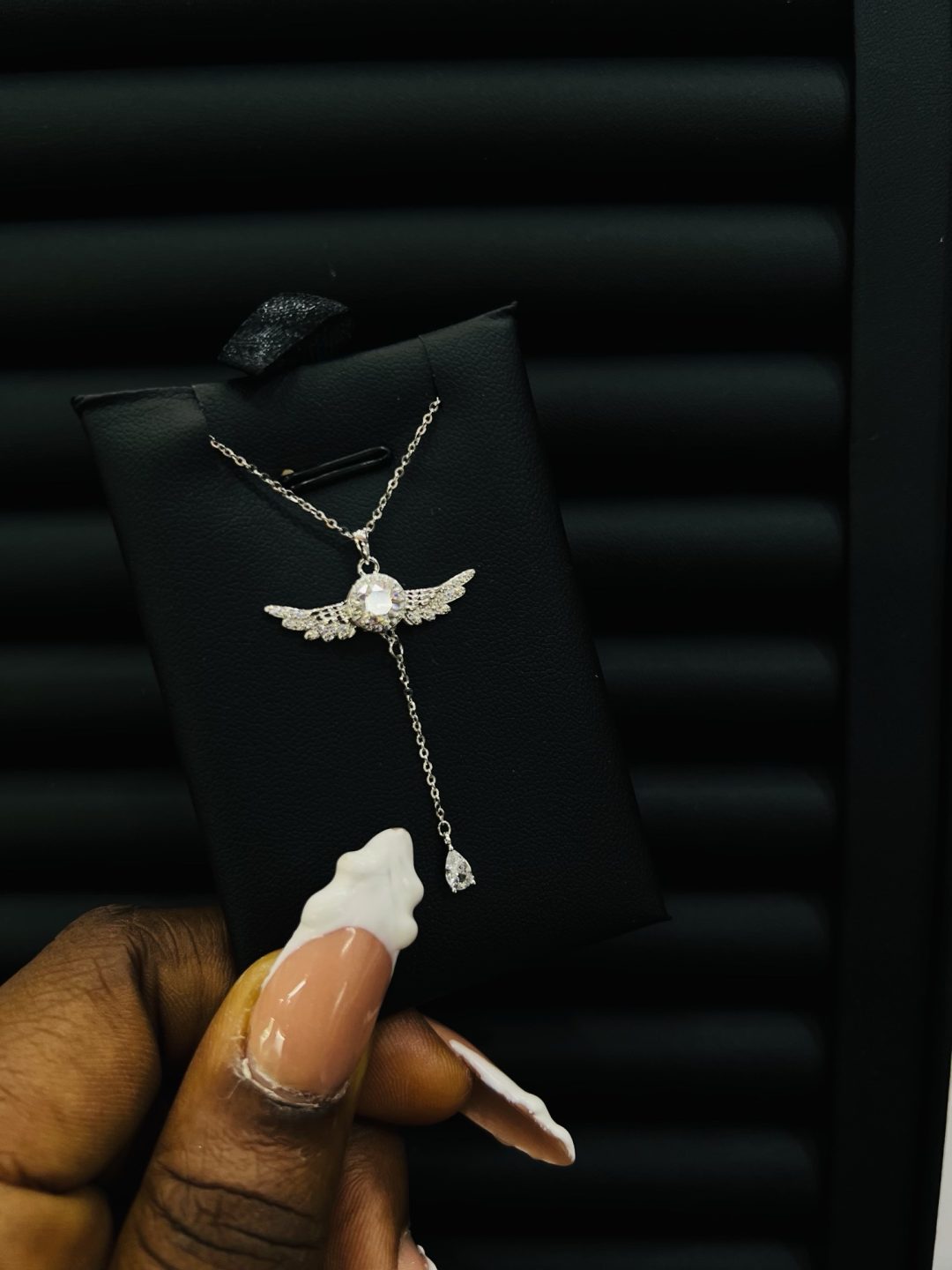 Angel Moissanite Necklace - Image 3