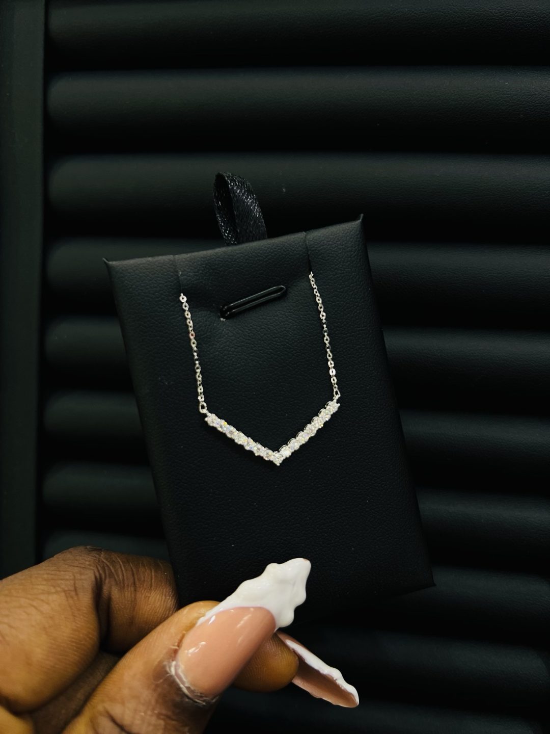 Lady V Moissanite Necklace