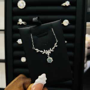 Tiara Moissanite Necklace