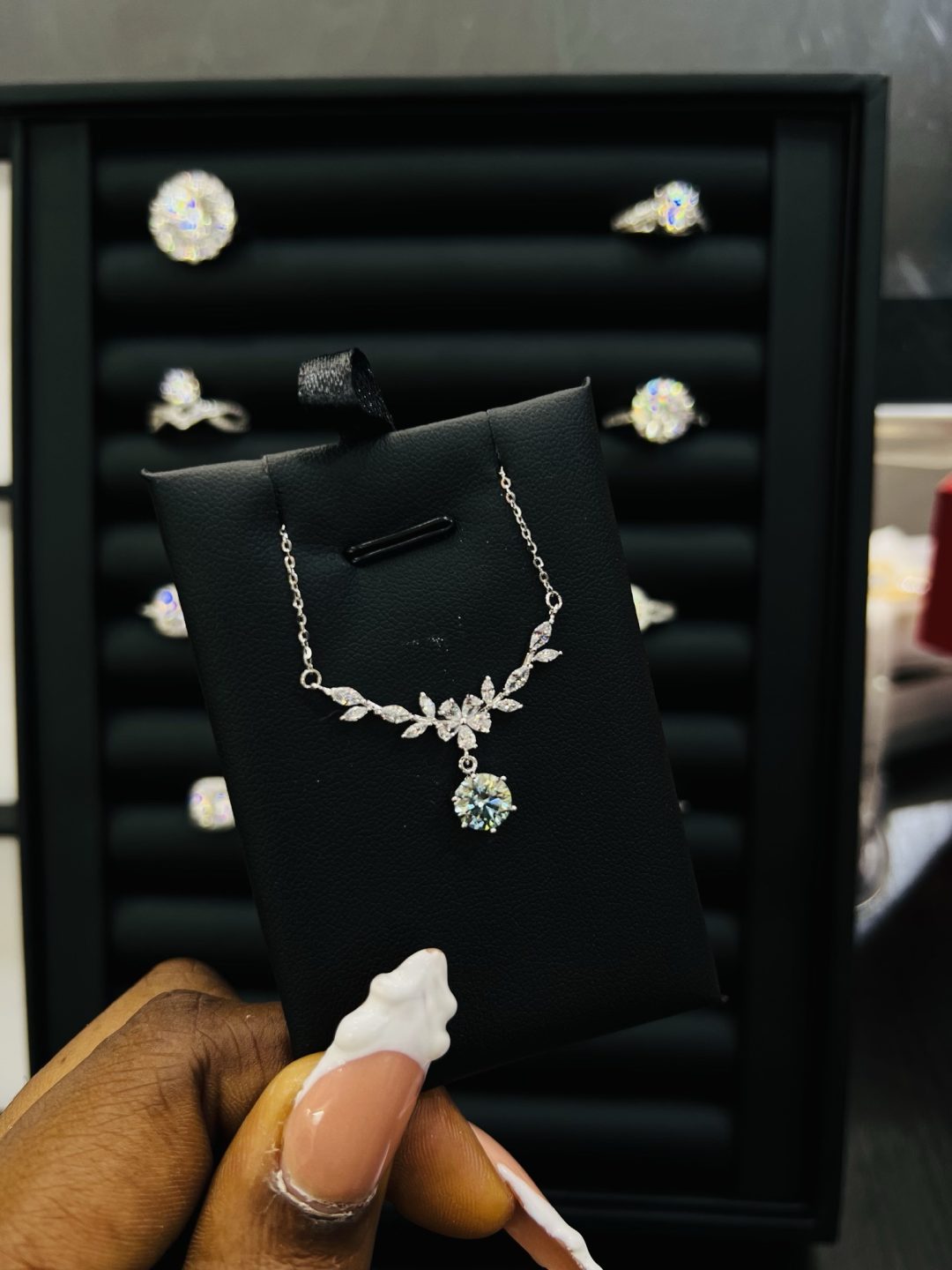 Tiara Moissanite Necklace - Image 2