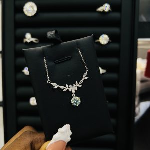 Tiara Moissanite Necklace