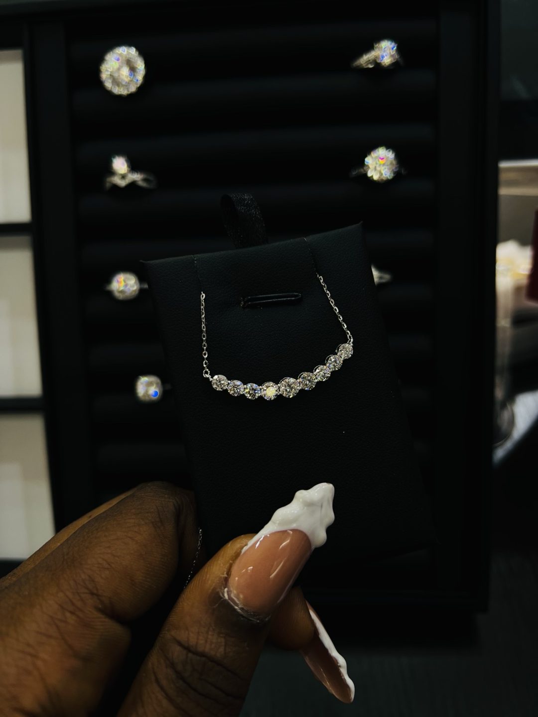 Tope Moissanite Necklace