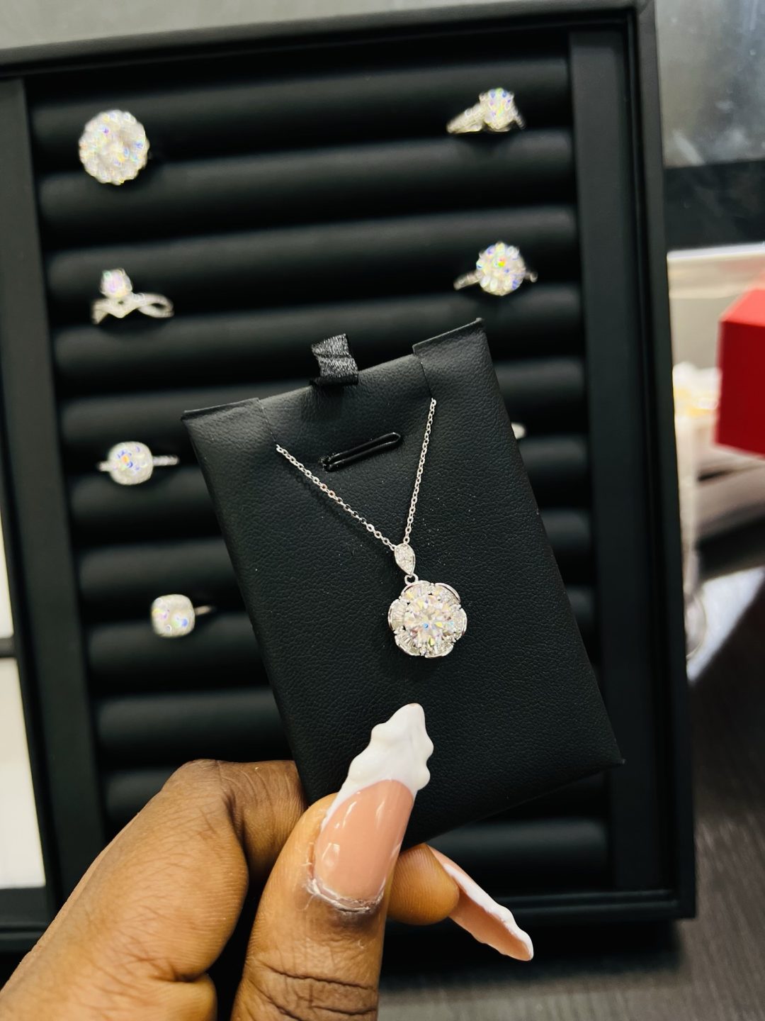 Divine’s Moissanite Necklace - Image 2
