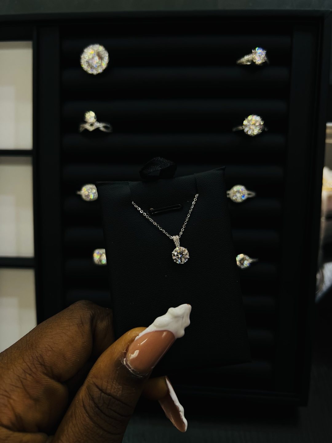 Dainty Moissanite Necklace