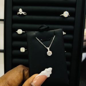 Dainty Moissanite Necklace