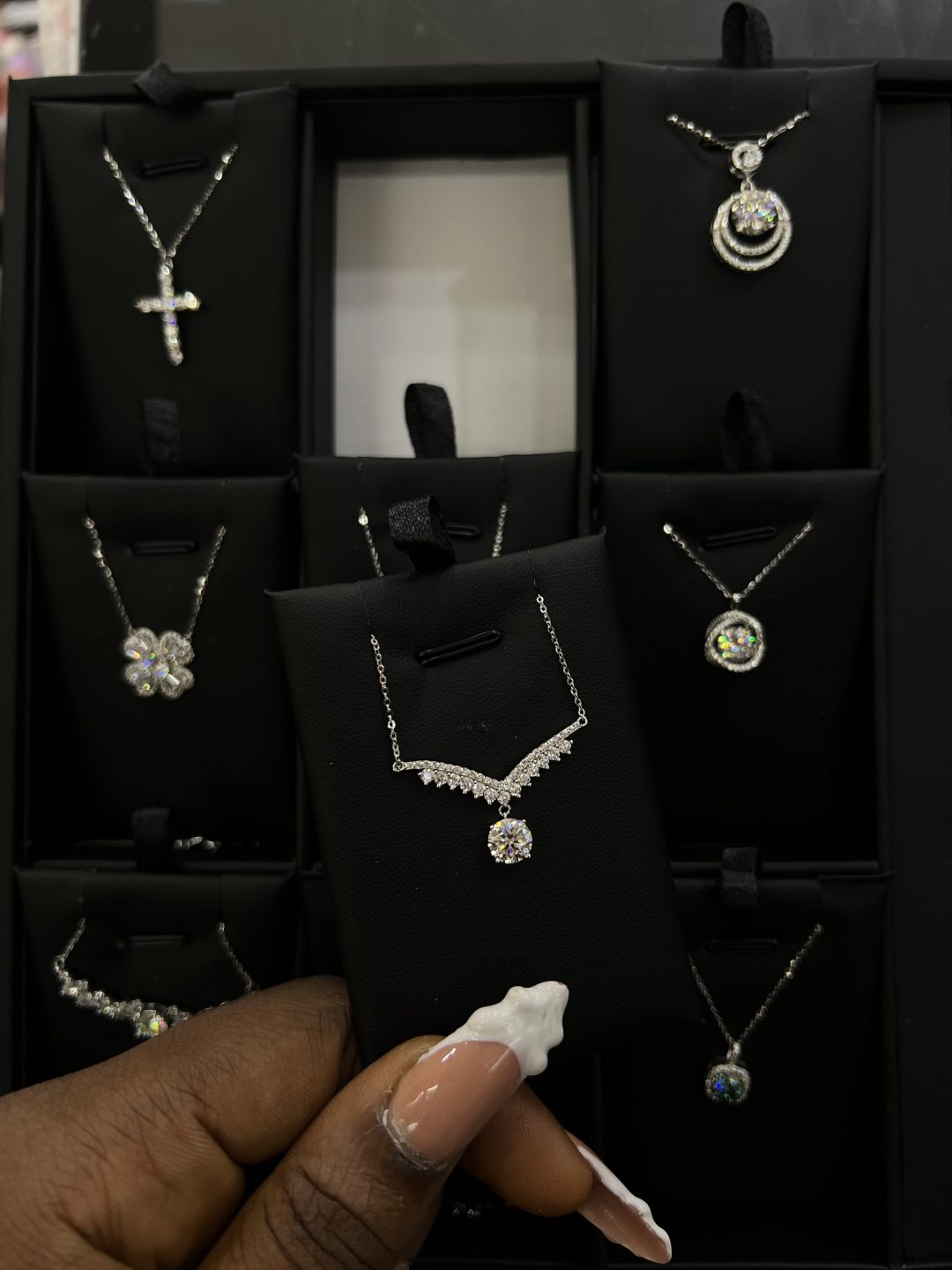 Chef C Moissanite necklace
