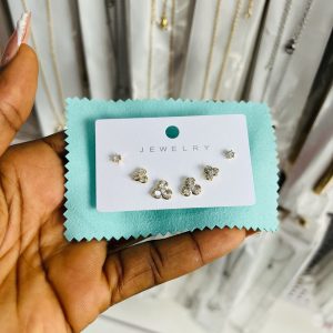 Zirconia 3 in 1 earrings
