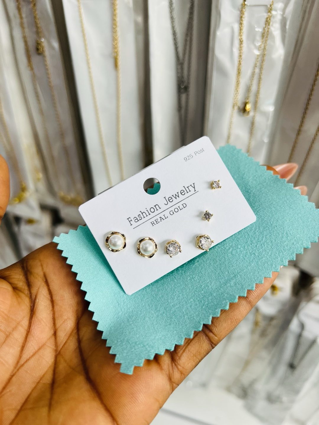 Zirconia 008 3 in 1 earrings - Image 2