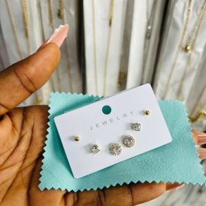 Zirconia 009 3 in 1 earrings