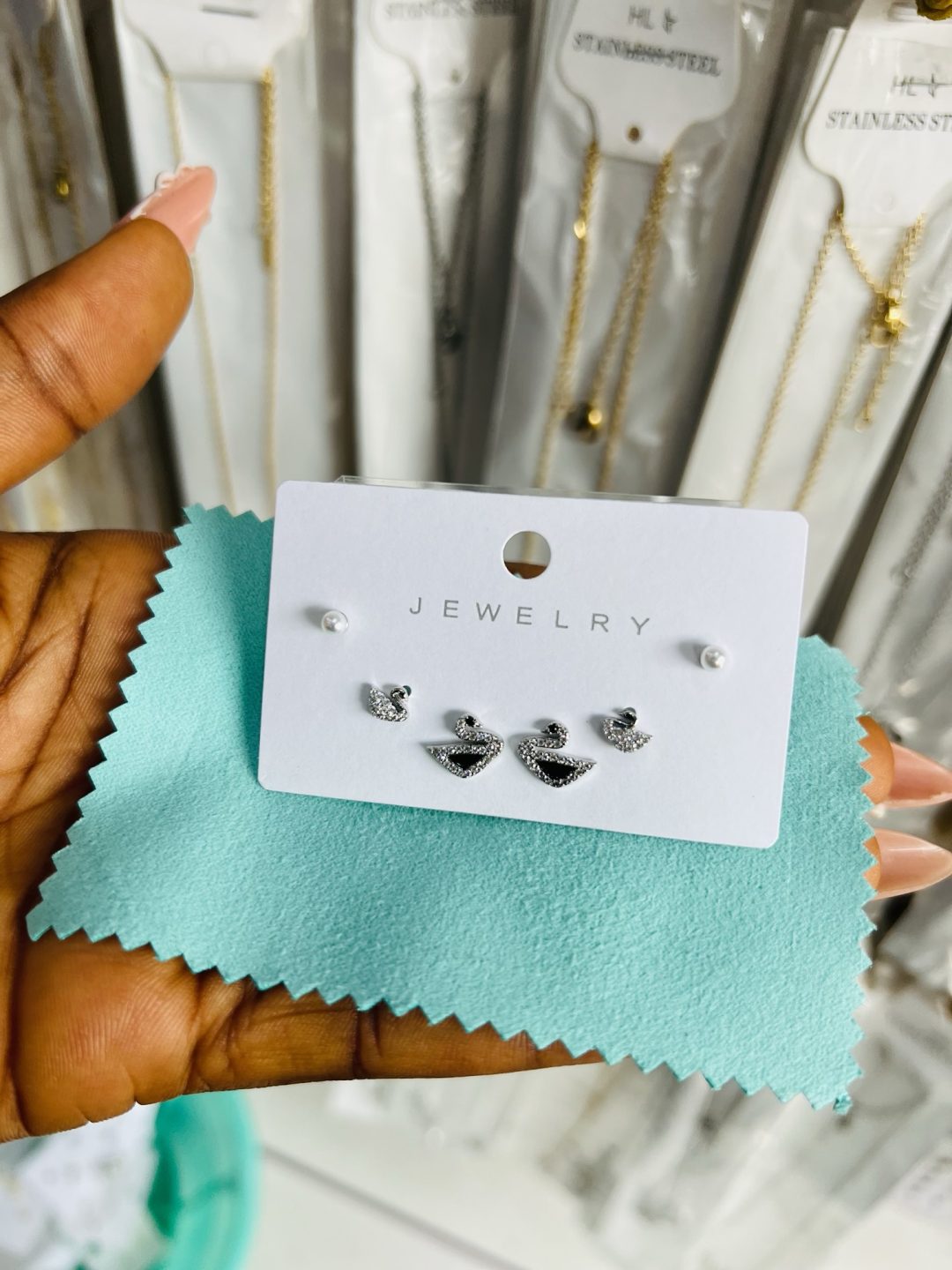 Zirconia 010 3 in 1 earrings - Image 2