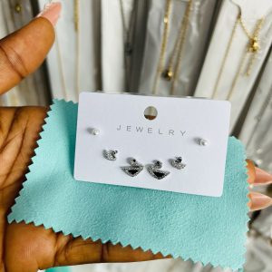 Zirconia 010 3 in 1 earrings