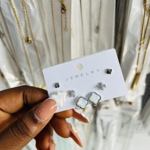 Zirconia 013 3 in 1 earrings
