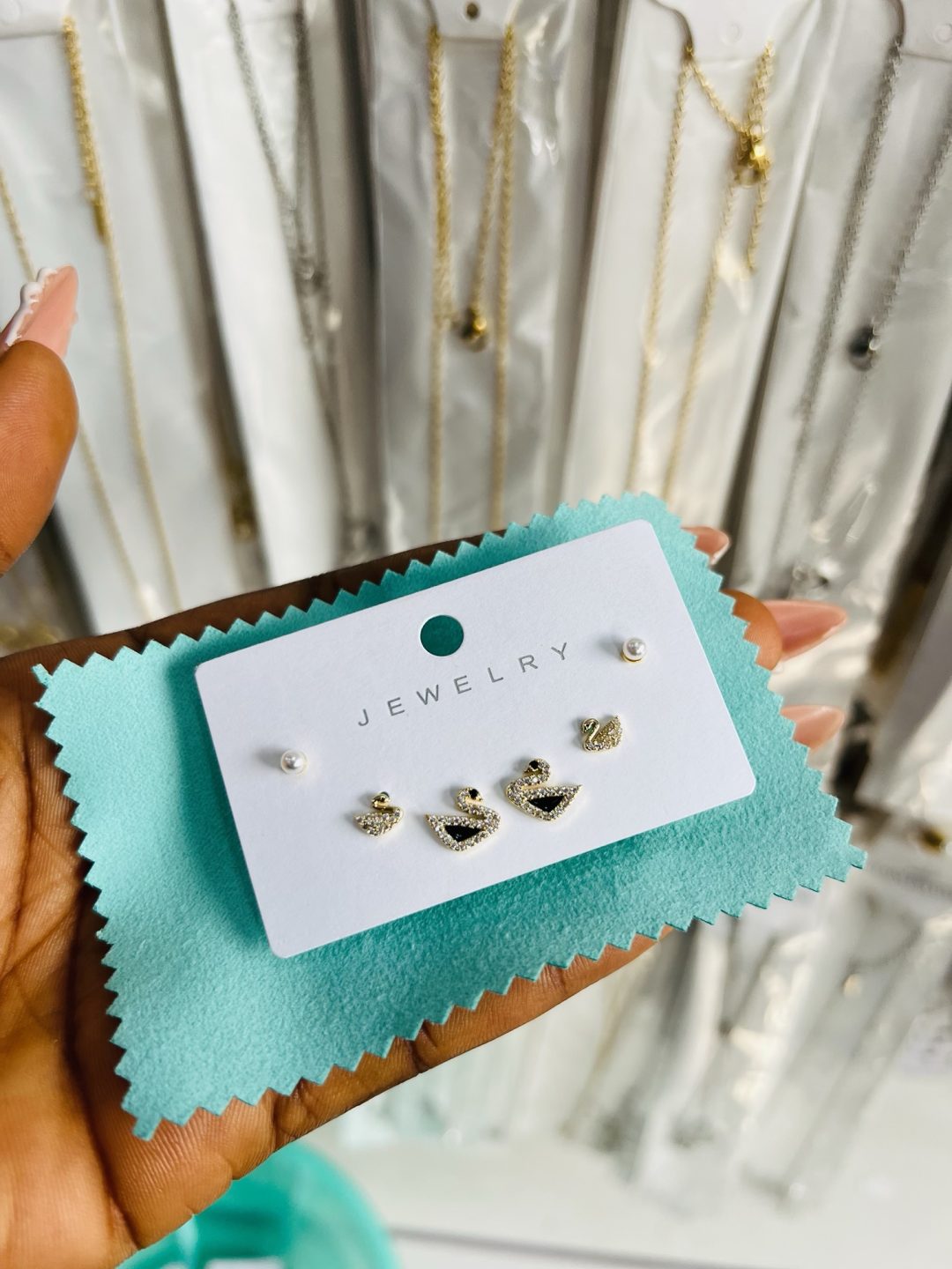 Zirconia 016 3 in 1 earrings - Image 3