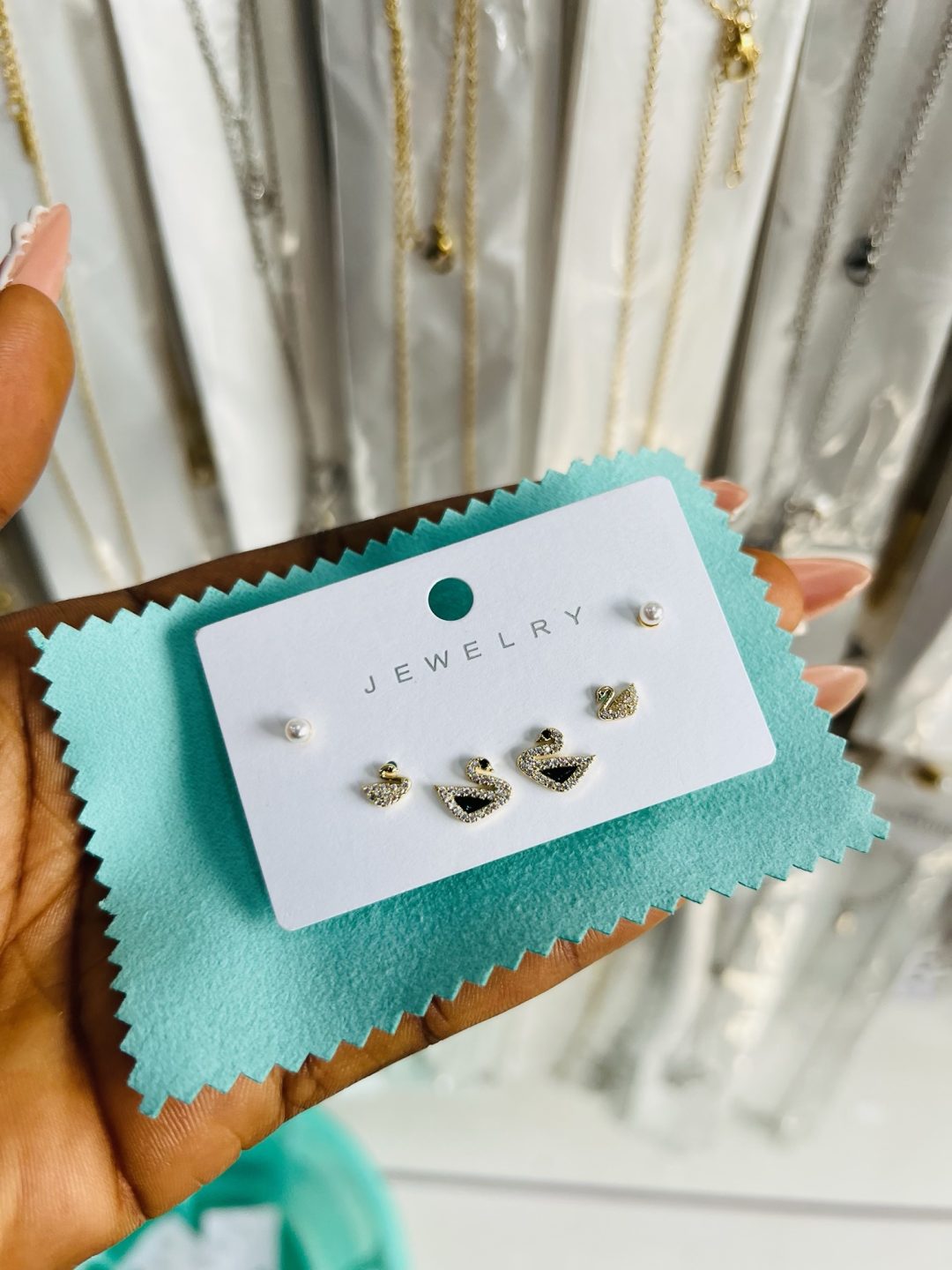 Zirconia 016 3 in 1 earrings