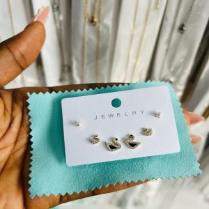 Zirconia 016 3 in 1 earrings