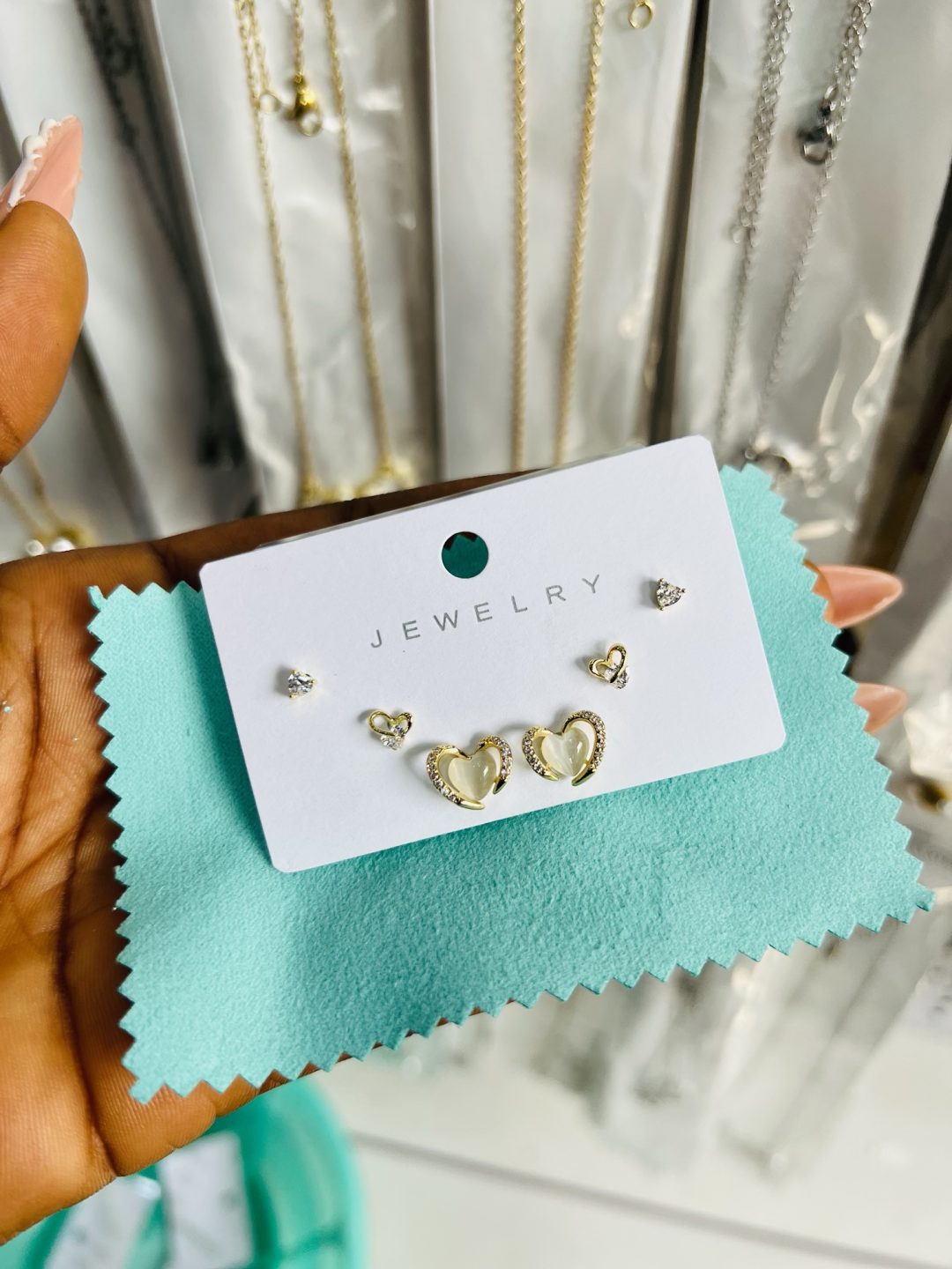 Zirconia 020 3 in 1 earrings