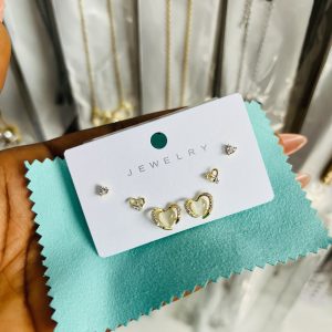 Zirconia 020 3 in 1 earrings