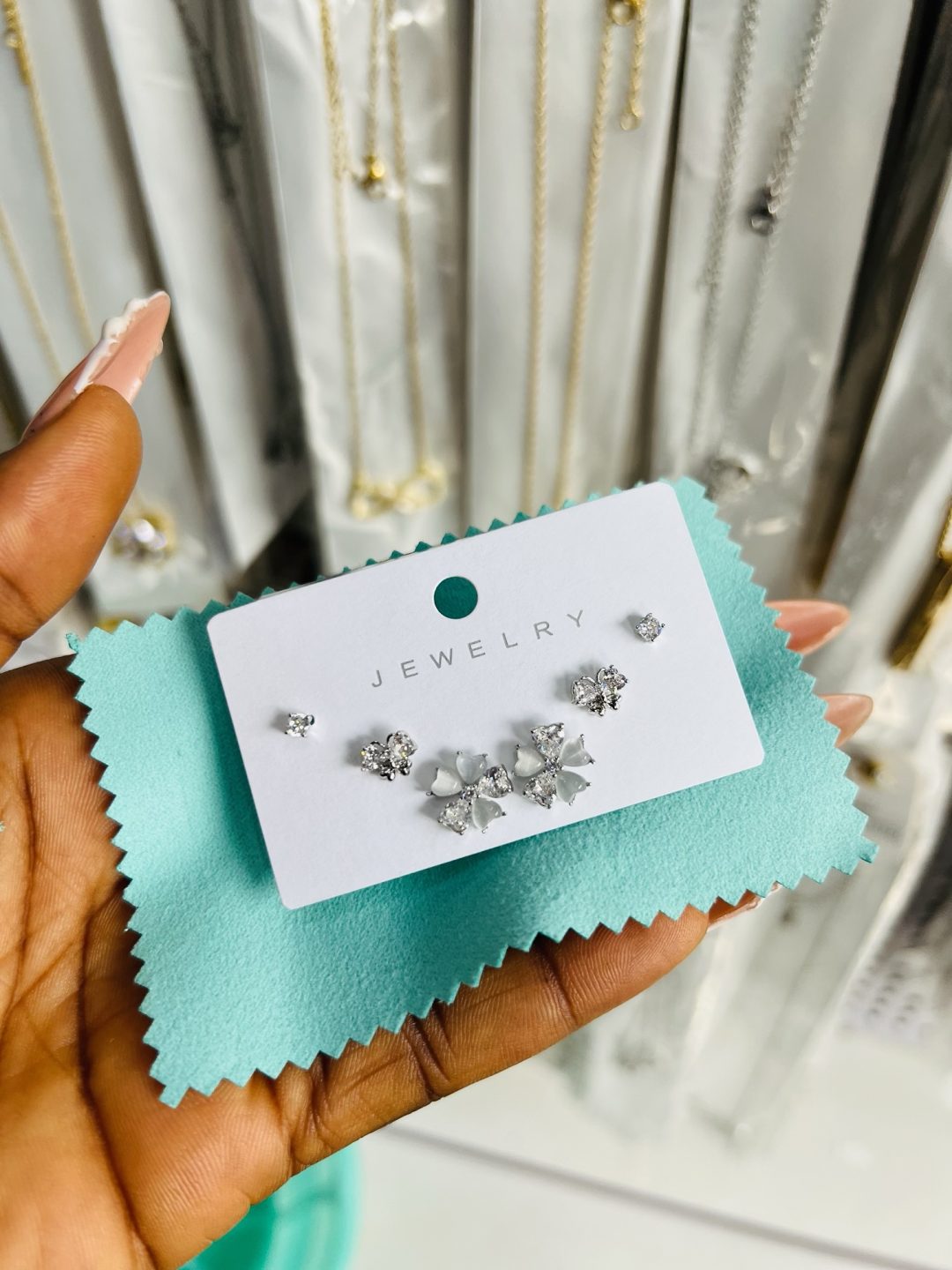 Zirconia 021 3 in 1 earrings - Image 2