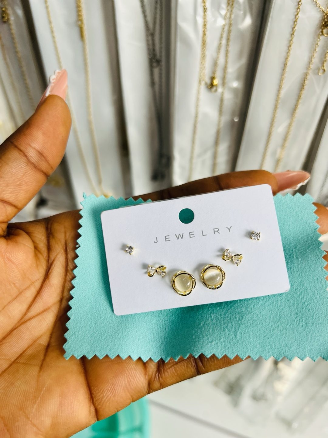 023 3 in 1 earrings - Image 2