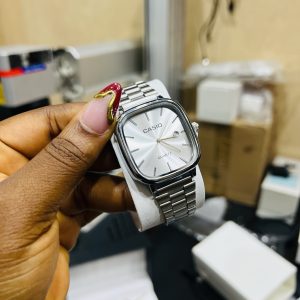 Casio silver silver face watch