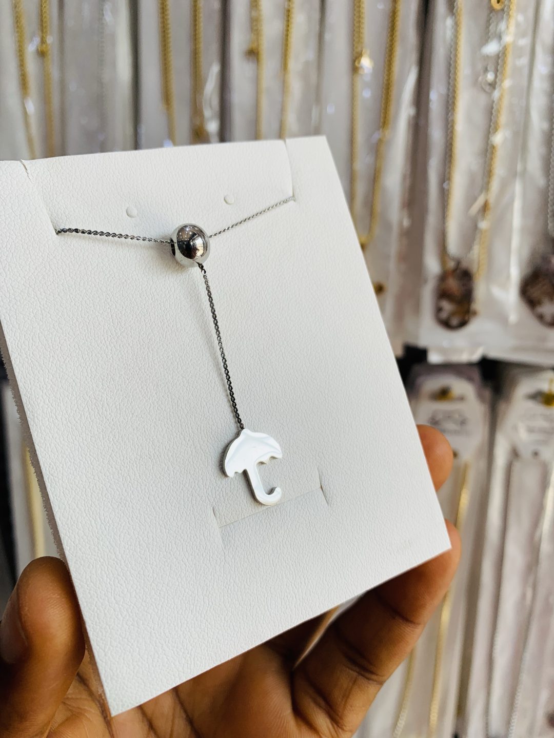 Umbrella ball necklace - Image 2