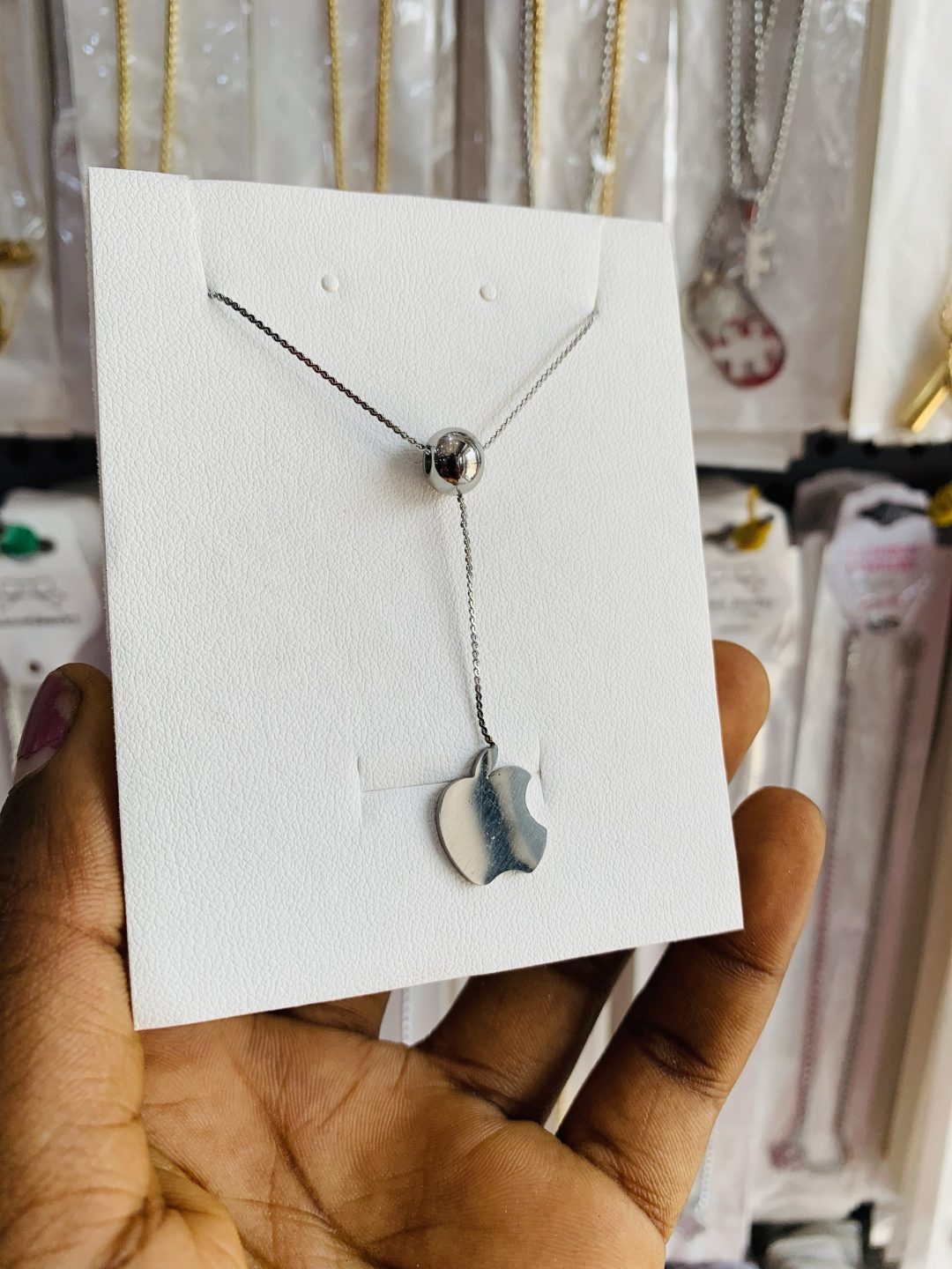 Apple ball necklace - Image 3