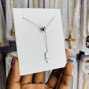Rose ball necklace