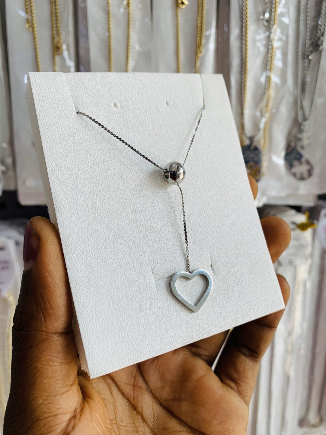 Pure heart ball necklace - Image 2