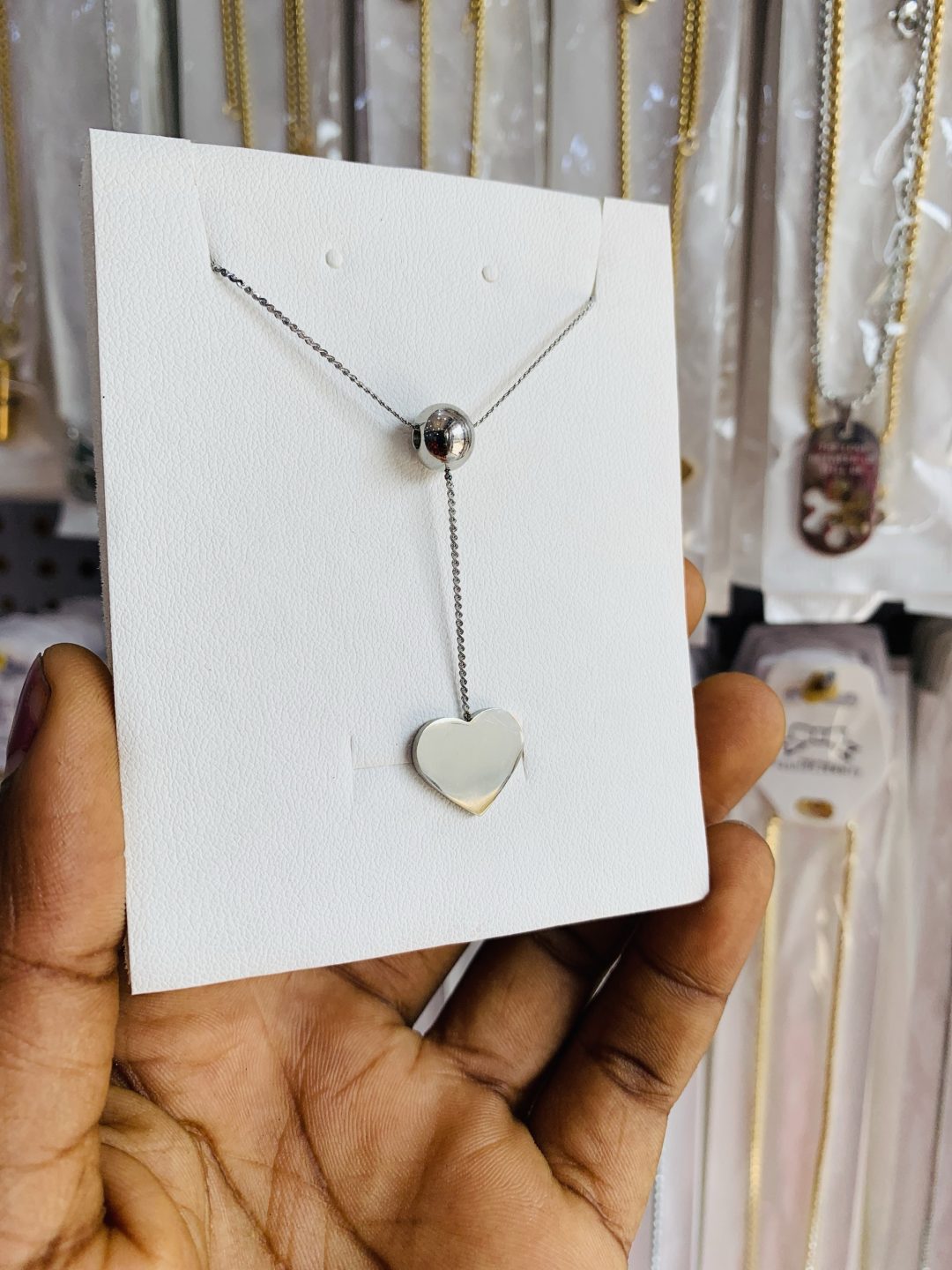 Love ball necklace