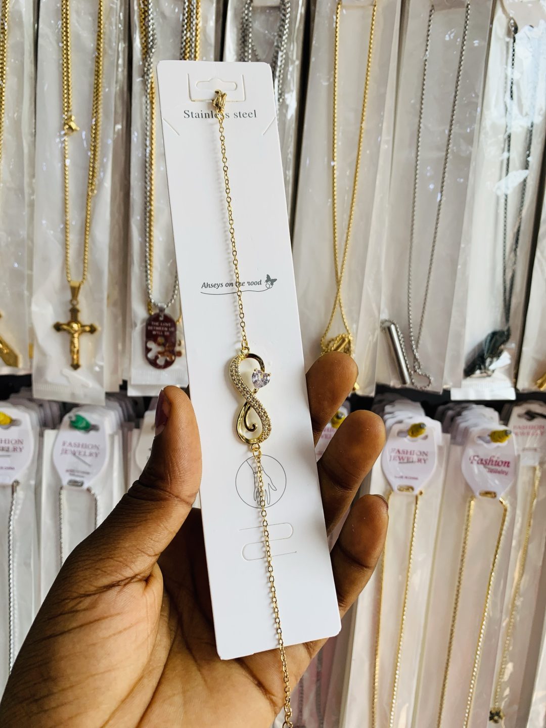 Sheila’s infinity bracelet
