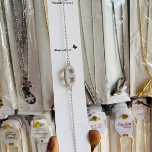 CD infinity bracelet