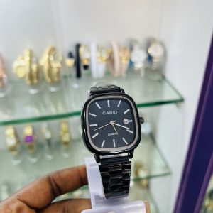 Casio black black face watch (sample picture)