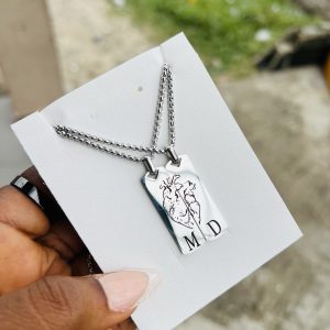 Mi Amore Engraved necklace with initials