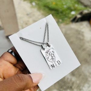 Mi Amore Engraved necklace with initials
