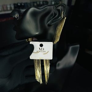 MD OCTO GOLD STATEMENT EARRINGS
