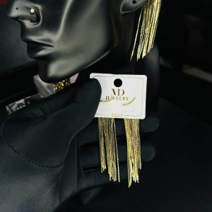 MD OCTO GOLD STATEMENT EARRINGS