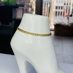 Maple leaf gold  anklet