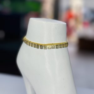 Indian gold anklets