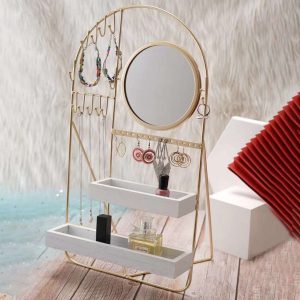 Jewelry display make up stand
