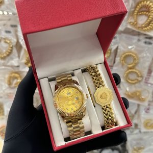 Rolex Versace bracelet combo set boxed 001