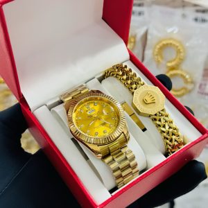 Rolex Versace bracelet combo set boxed 001
