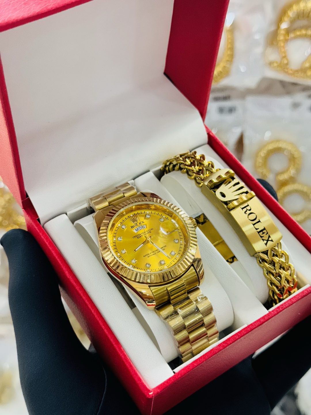 Rolex  bracelet combo set boxed 002