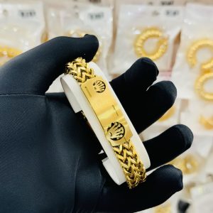 Rolex gold statement male bracelet 010